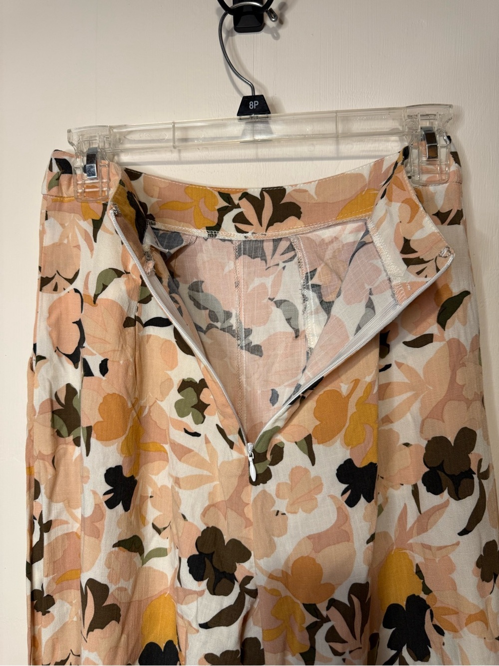 Petal & Pup Lessie Pants in Blush Floral Wide Leg High Waisted Size 0 - Picture 6 of 9
